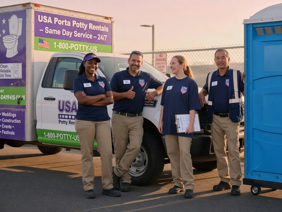Porta Potty Rental company in Lomax, IL