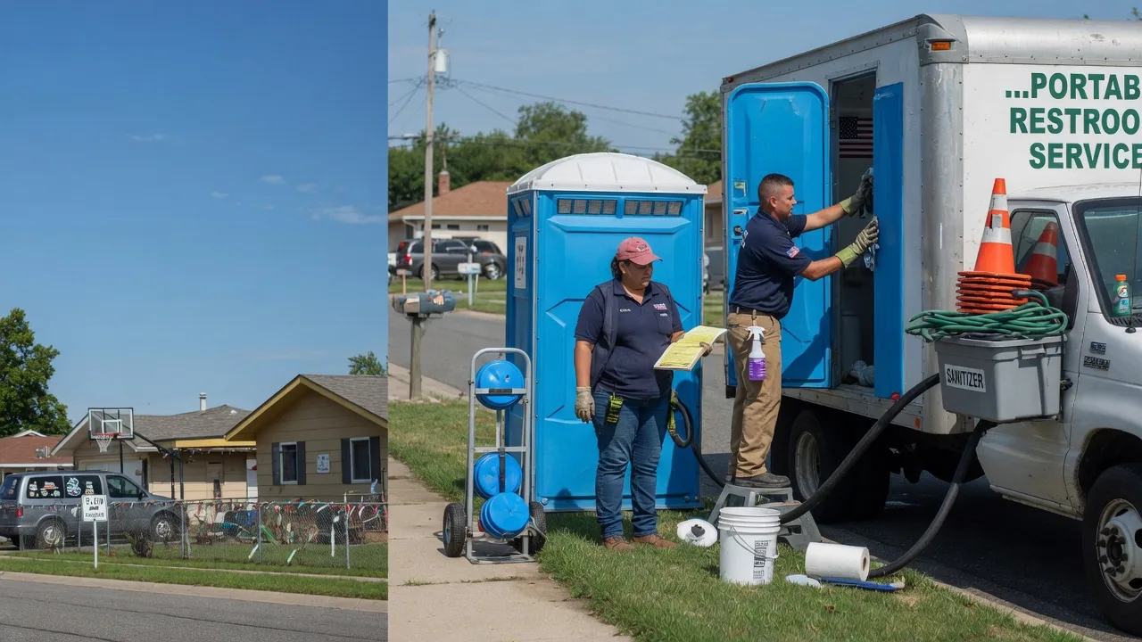 Portable Toilet Rental in Lomax, IL near me